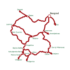 Mapa Srbije